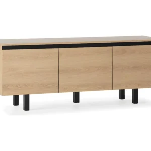 Tv-meubel Molina 3 deuren eikenkleur VS Venta-stock