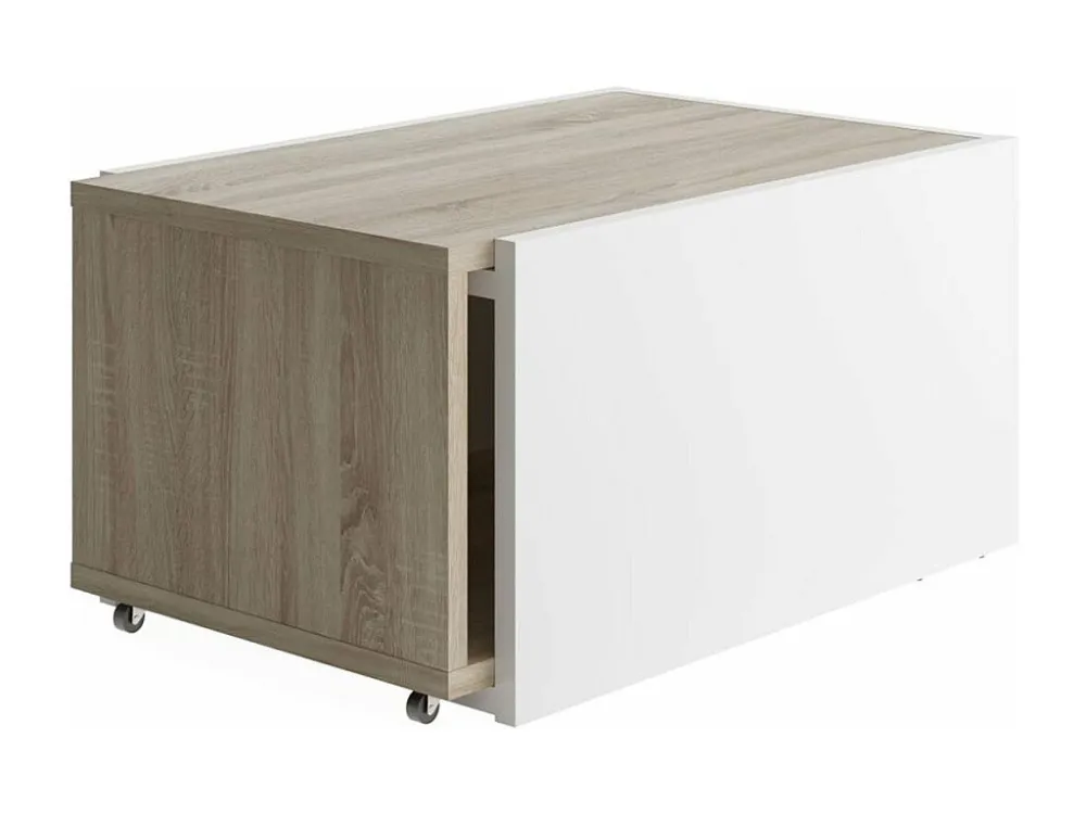 Uitschuifbare salontafel met schuiflade L74-125 cm - Slide Calicosy