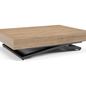 Salontafel SANNA U CT80 80x200x80 Bruin
