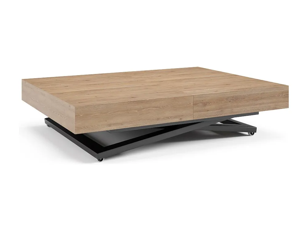 Salontafel SANNA U CT80 80x200x80 Bruin