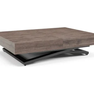 Salontafel SANNA U CT80 80x200x80 Bruin