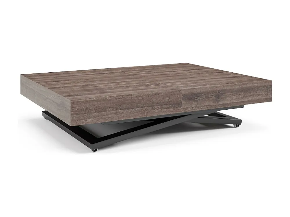 Salontafel SANNA U CT80 80x200x80 Bruin