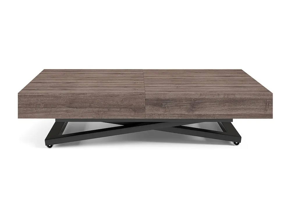 Salontafel SANNA U CT80 80x200x80 Bruin