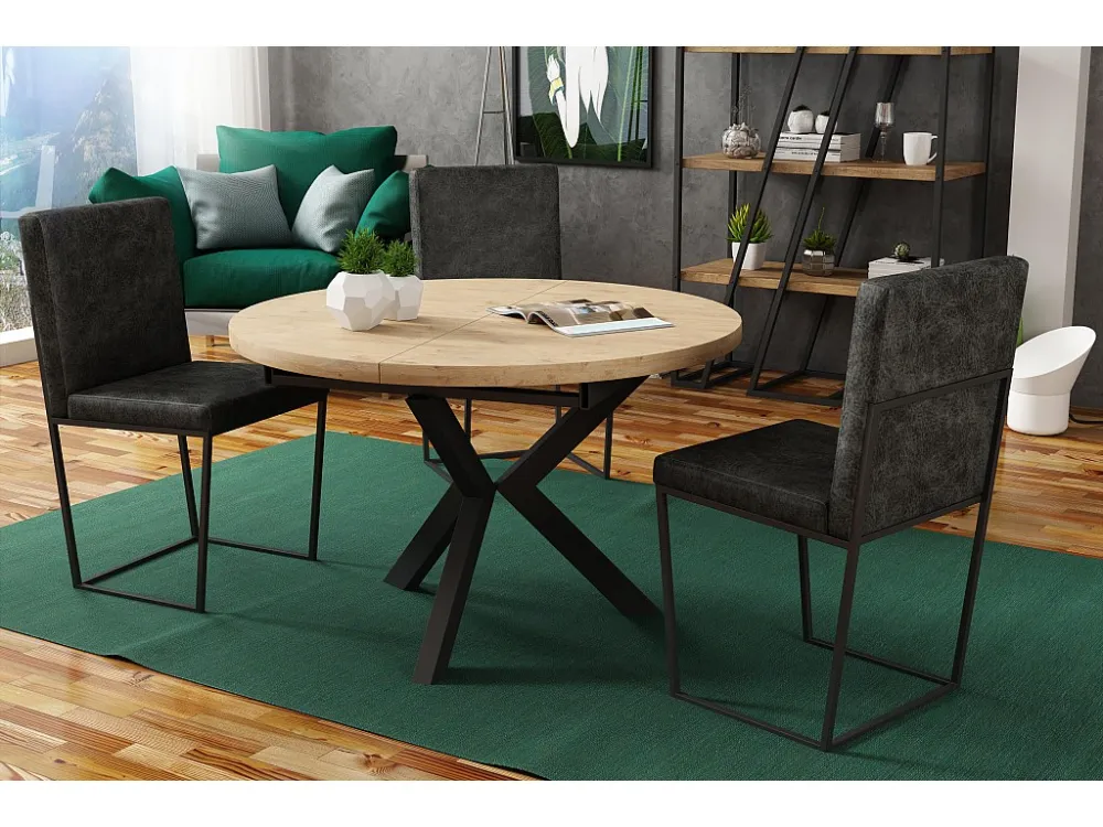 Eetkamertafel AGNES DT100 100x138x76 Beige
