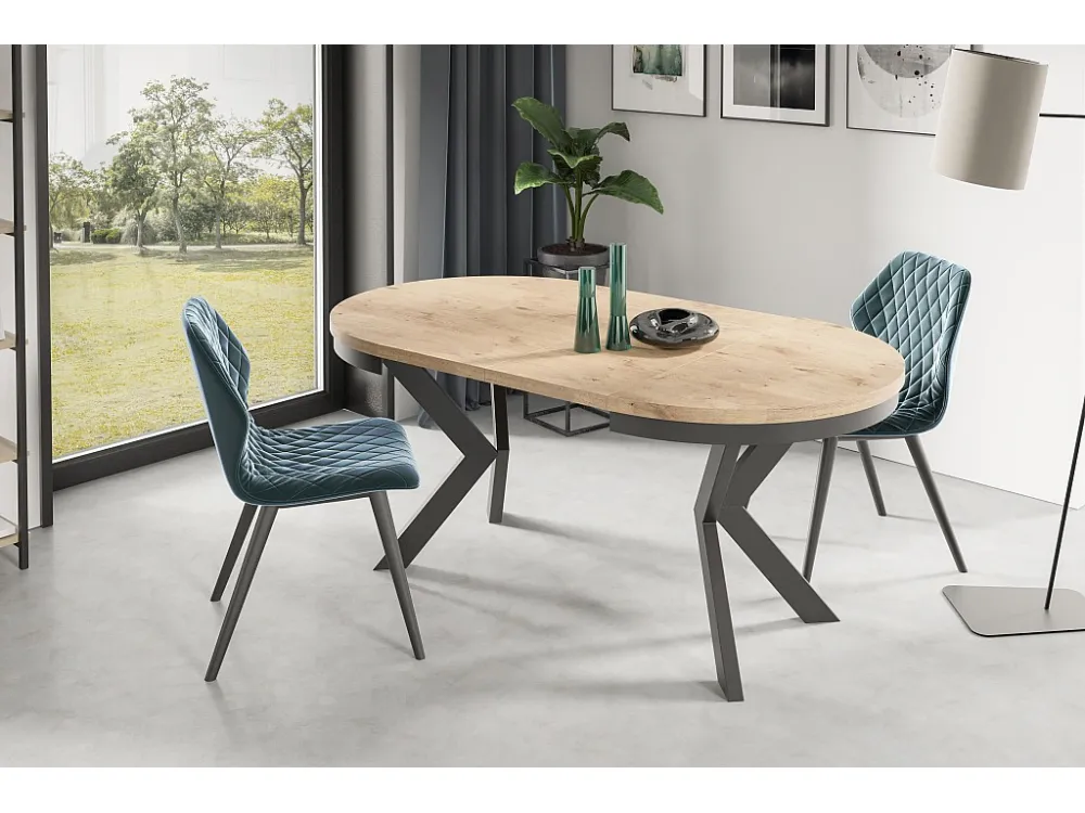 Eetkamertafel EDDER DT100 100x176x76 Beige