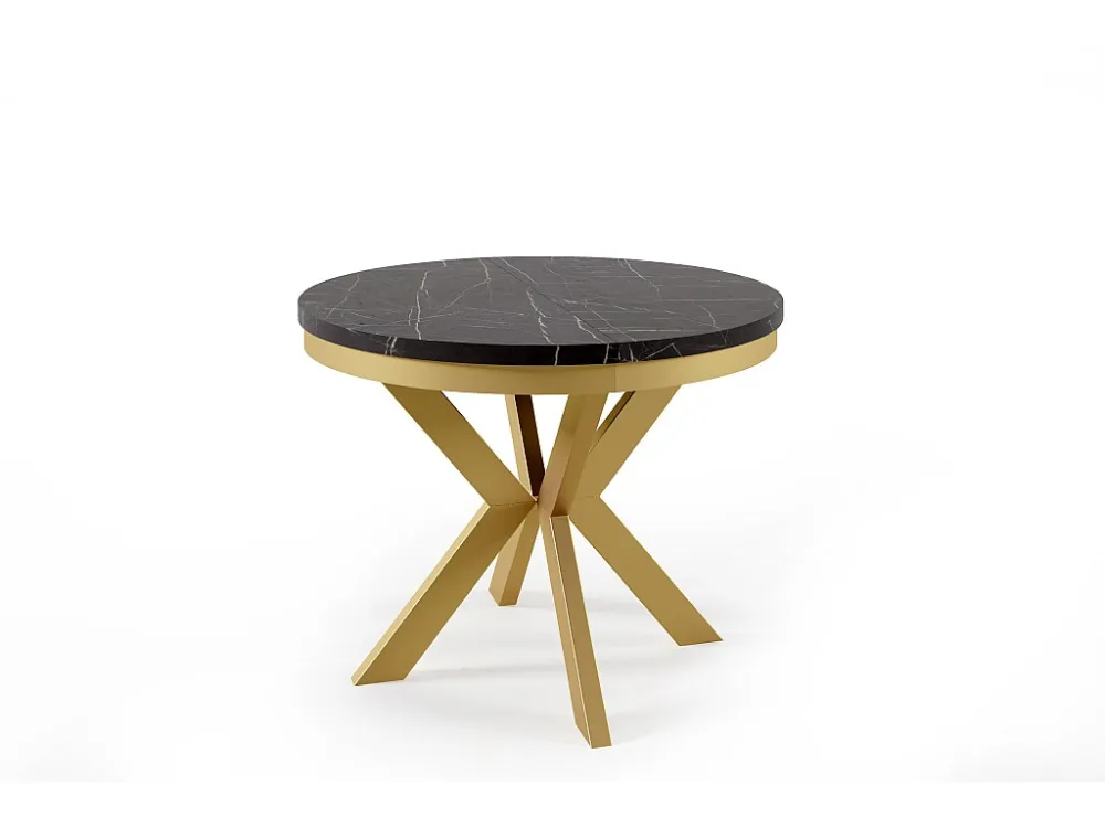 Eetkamertafel EDDER DT100 100x176x76 Zwart