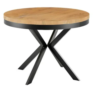 Eetkamertafel EDDER DT90 90x166x76 Oranje