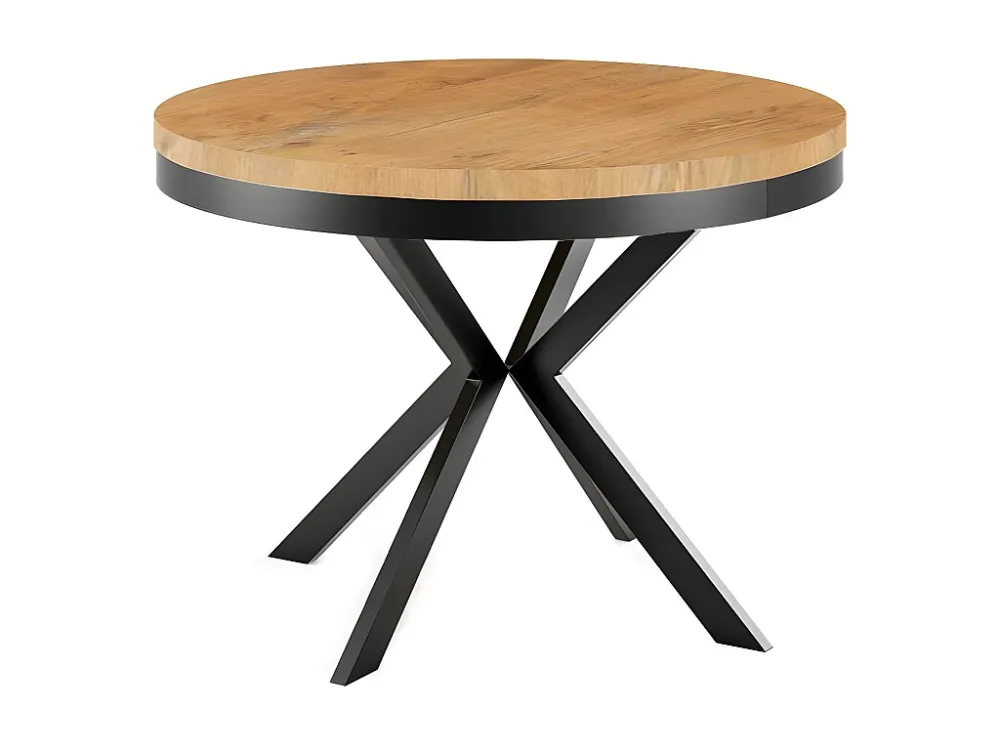 Eetkamertafel EDDER DT90 90x166x76 Oranje