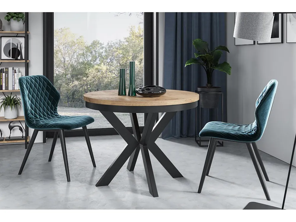 Eetkamertafel EDDER DT90 90x166x76 Oranje