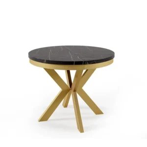 Eetkamertafel EDDER DT90 90x166x76 Zwart