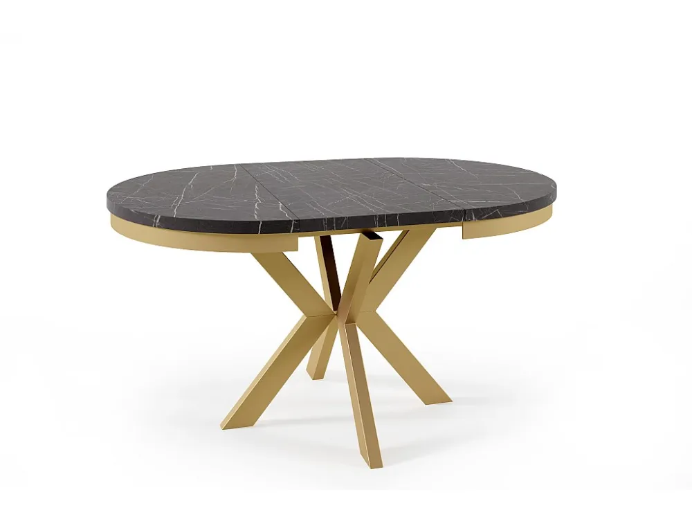 Eetkamertafel EDDER DT90 90x166x76 Zwart