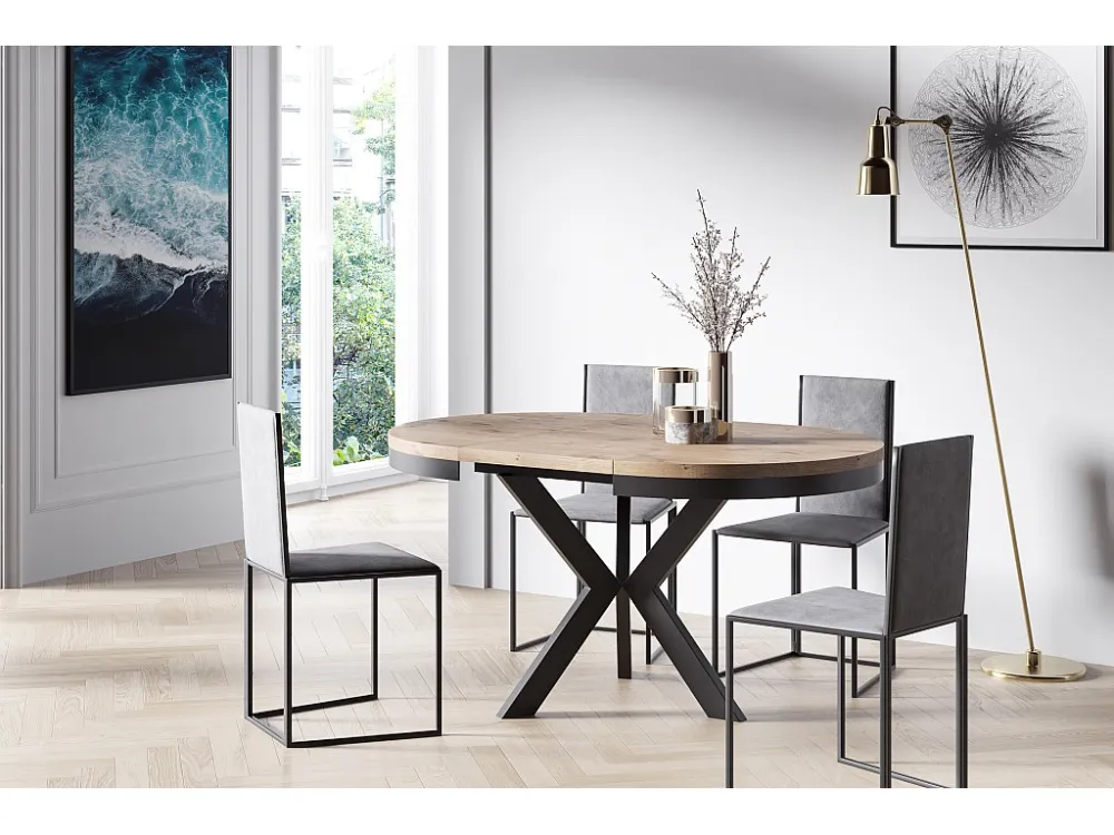 Eetkamertafel ELVE DT100 100x138x76 Oranje