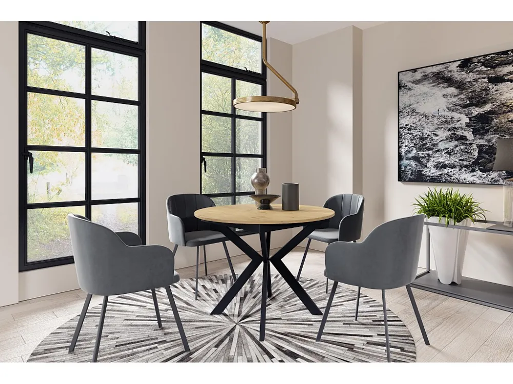 Eetkamertafel LEIA DT100 100x138x78 Oranje