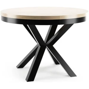 Eetkamertafel NARVIC DT120 120x196x76 Beige