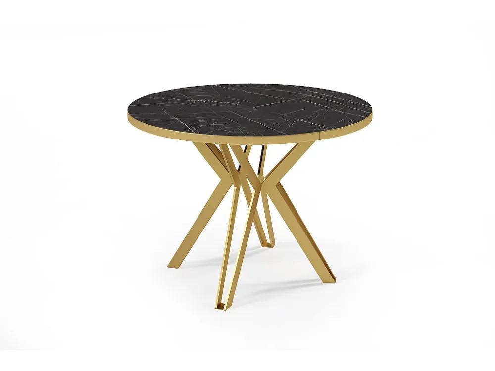 Eetkamertafel RANDI DT100 100x176x76 Zwart