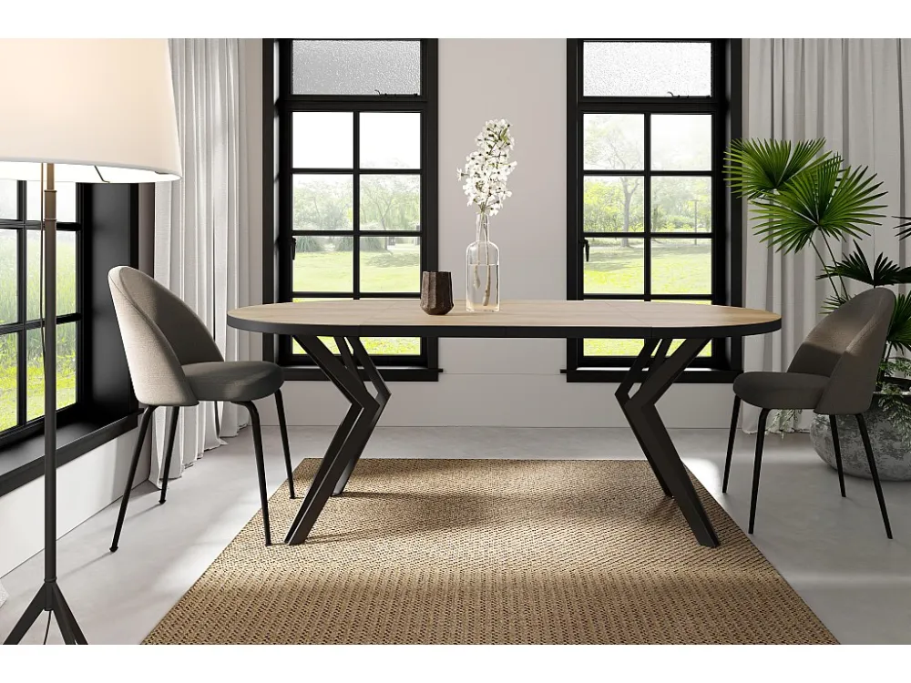 Eetkamertafel RANDI DT120 120x196x76 Beige