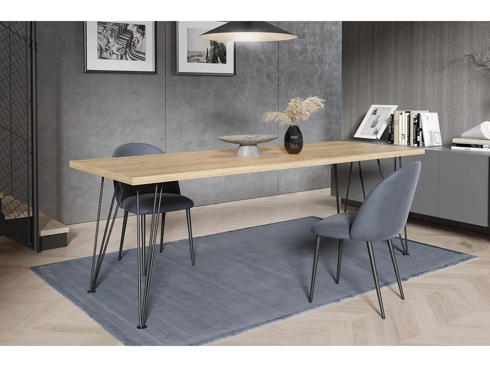 Eetkamertafel ROSE DT80 80x220x76 Beige