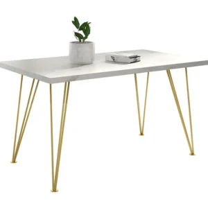 Eetkamertafel ROSE DT80 80x220x76 Wit