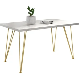 Eetkamertafel ROSE DT80 80x240x76 Wit