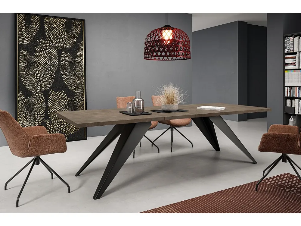 Eetkamertafel VENTO DT80 80x240x76 Grijs