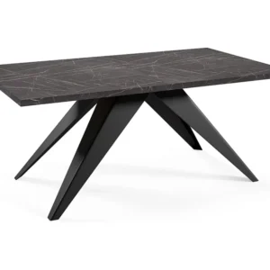 Eetkamertafel VENTO DT80 80x240x76 Zwart