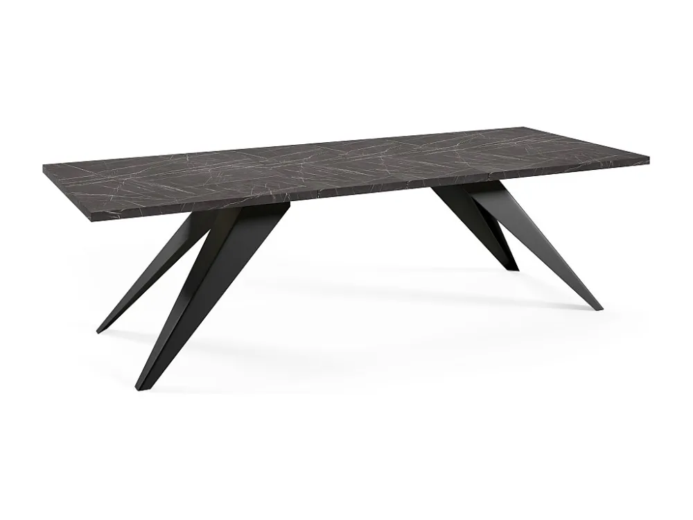 Eetkamertafel VENTO DT80 80x240x76 Zwart