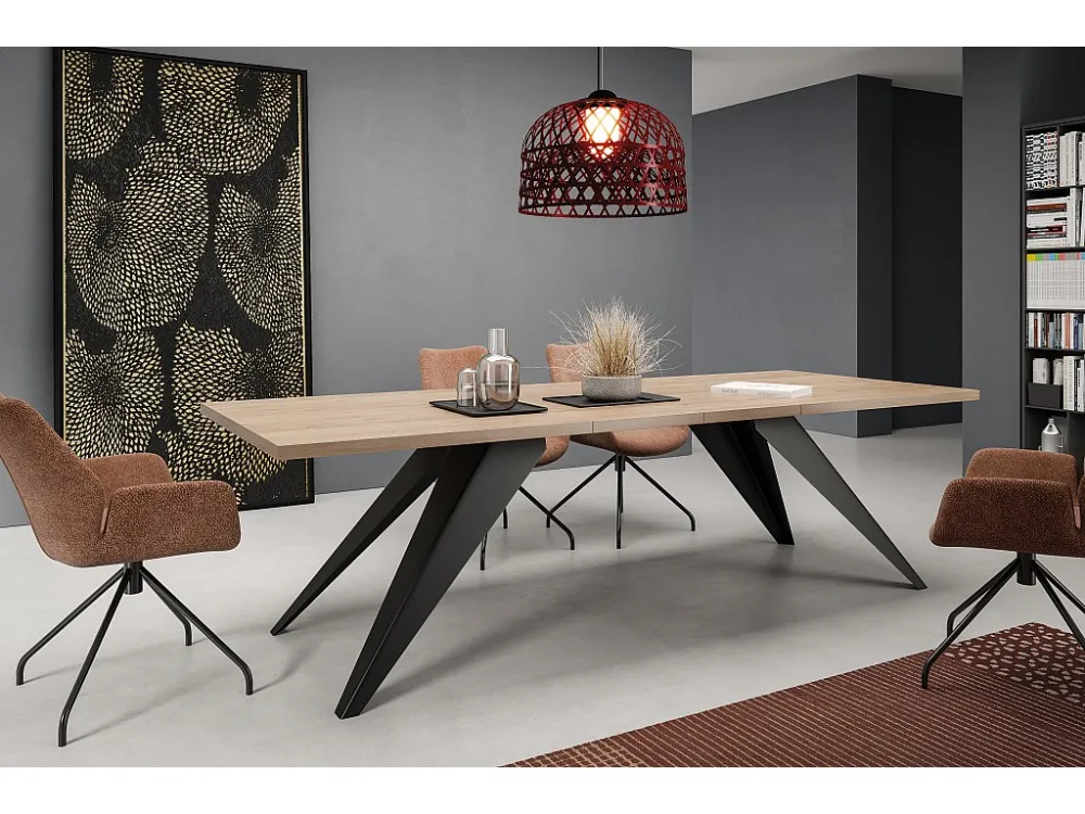 Eetkamertafel VENTO DT90 90x260x76 Bruin