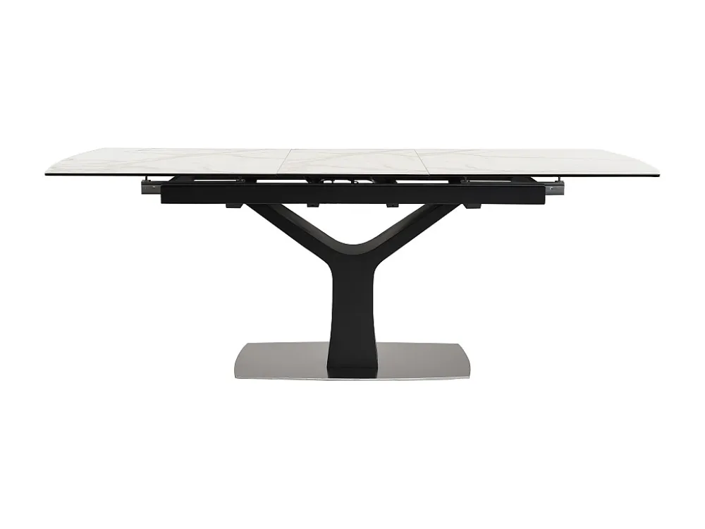 Uitschuifbare eettafel - Keramiek en gehard glas COLBY Maison Céphy