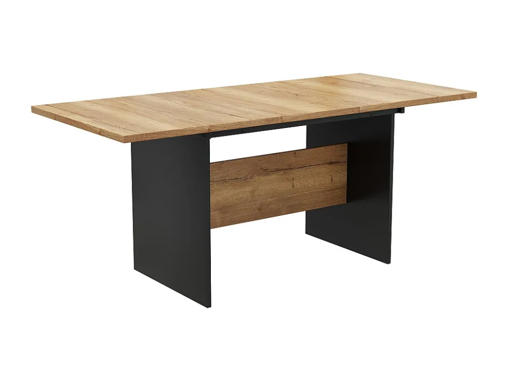Uitschuifbare eettafel voor 4 tot 6 personen - MDF - Bruin ModernLuxe
