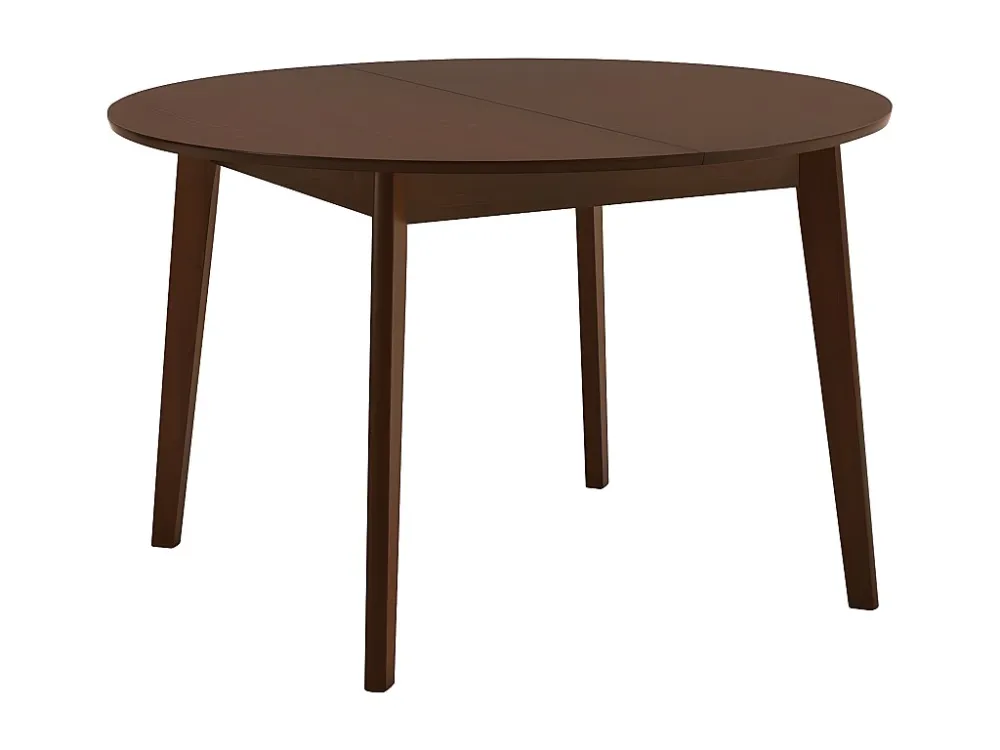 Ovale uitschuifbare eettafel TIFFANY - 4 à 6 personen - Massief beuken - Noten - Koop nu