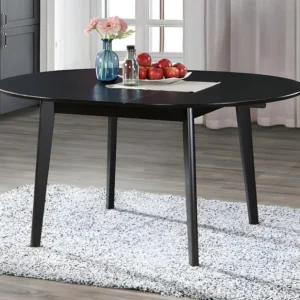 Ovale uitschuifbare eettafel TIFFANY - 4 tot 6 personen