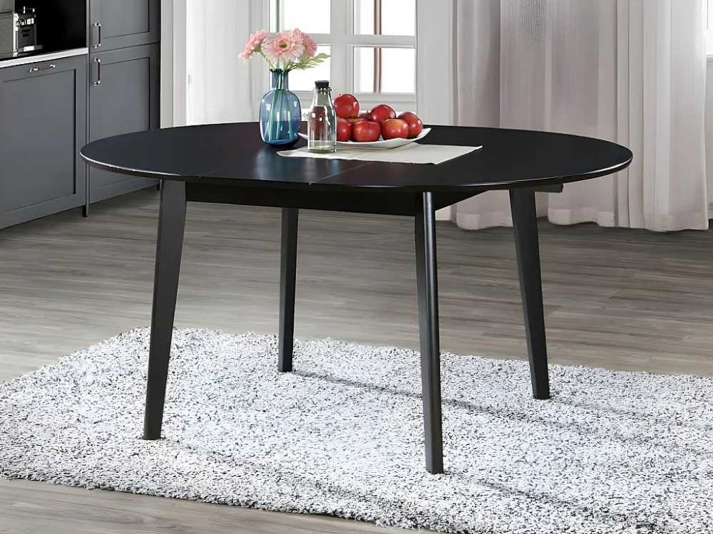 Ovale uitschuifbare eettafel TIFFANY - 4 tot 6 personen