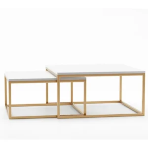 Salontafel DUAL CT76 76x76x39 Wit