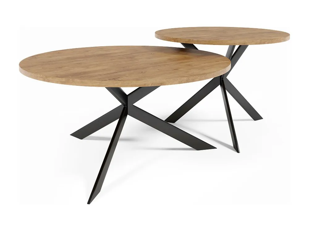 Salontafel LIBRE CT75 75x75x36 Natuurlijk
