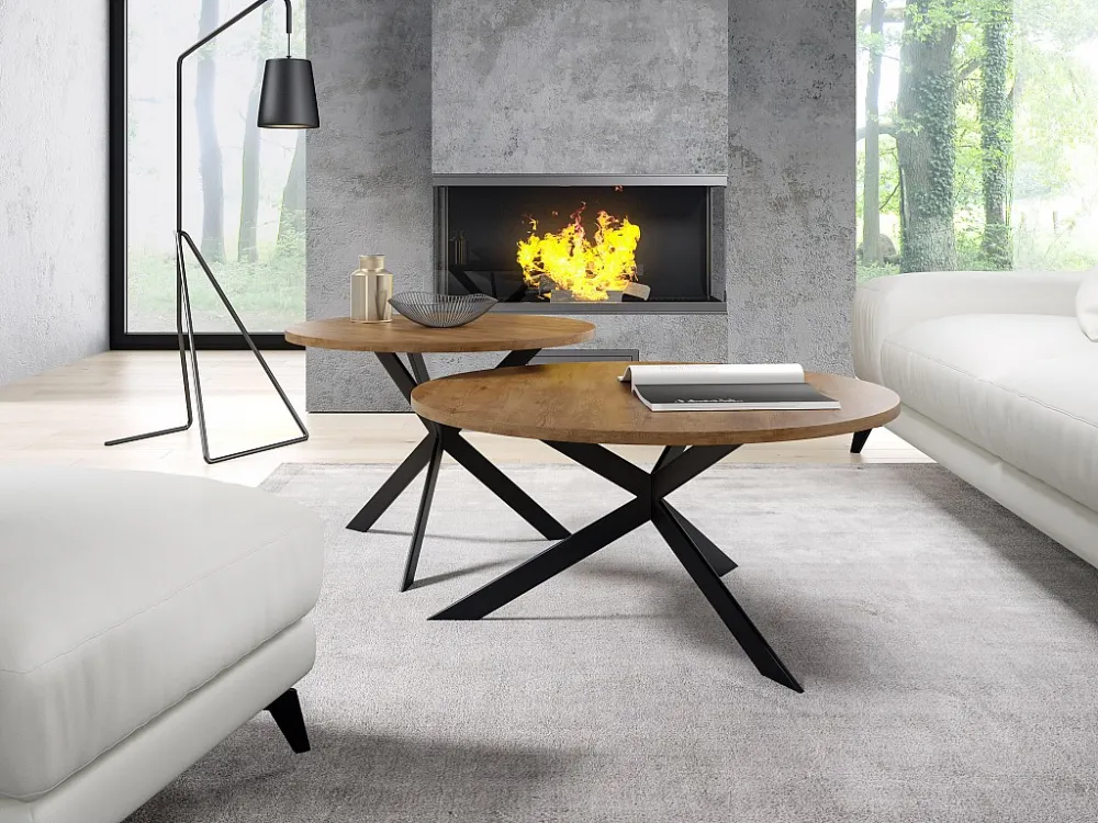 Salontafel LIBRE CT75 75x75x36 Natuurlijk