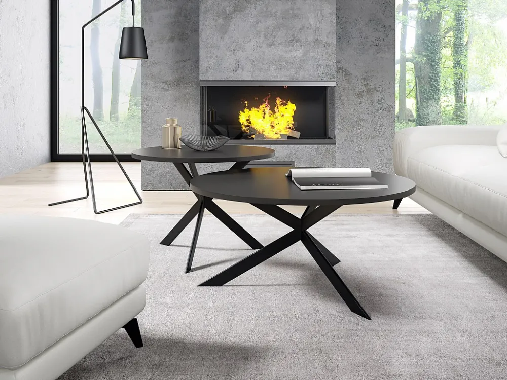 Salontafel LIBRE CT75 75x75x36 Zwart