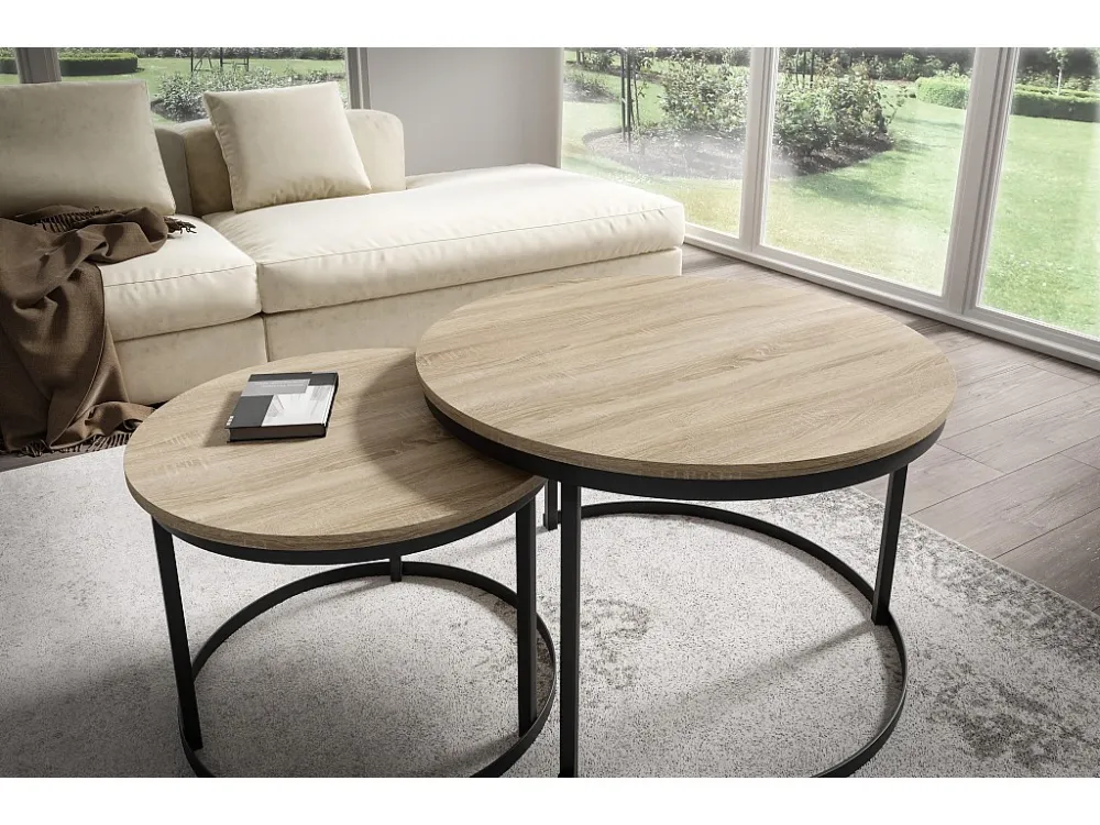 Salontafel RABEN CT75 75x75x47 Beige