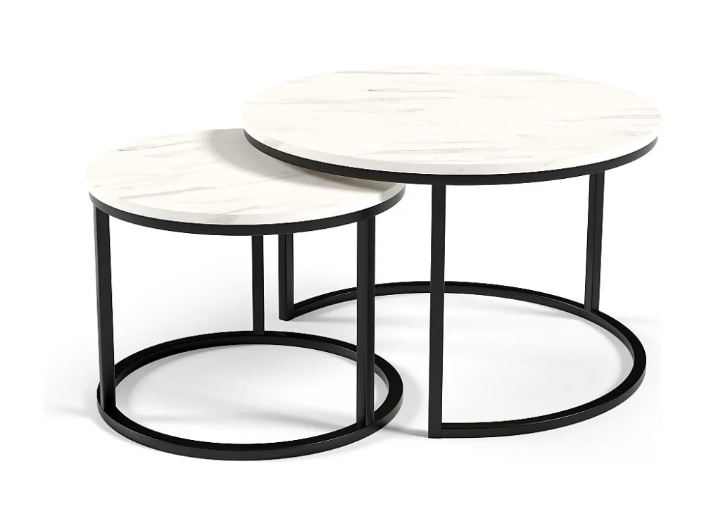 Salontafel RABEN CT75 75x75x47 Wit