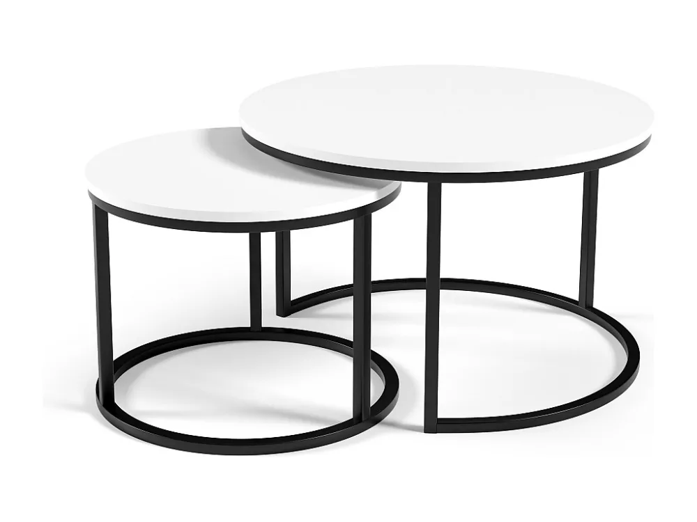 Salontafel RABEN CT75 75x75x47 Wit