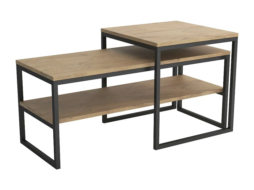 Salontafel TONY CT50 50x50x50 bruin