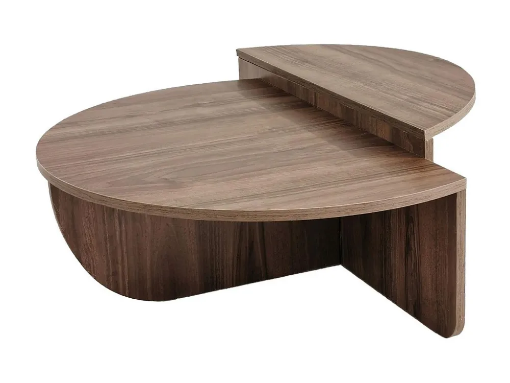 Set van 2 salontafels - Kleur: naturel - ALOEVA