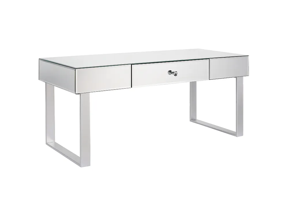 Salontafel gespiegeld zilver NESLE Beliani