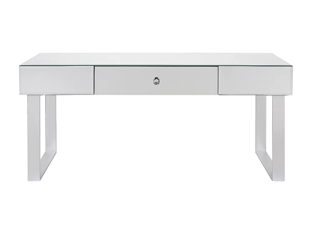 Salontafel gespiegeld zilver NESLE Beliani