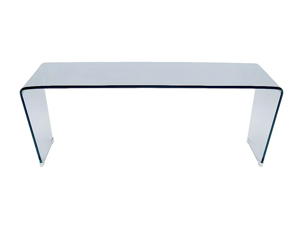 Design-salontafel van gehard en gebogen glas SUZANA