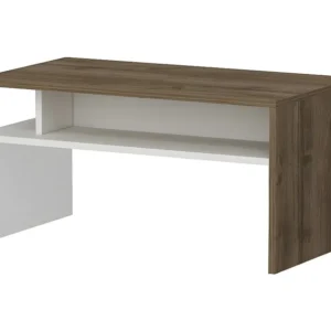 Giulia Koffietafel, Wit, Walnoot, 90x50x43 cm, EPIKASA
