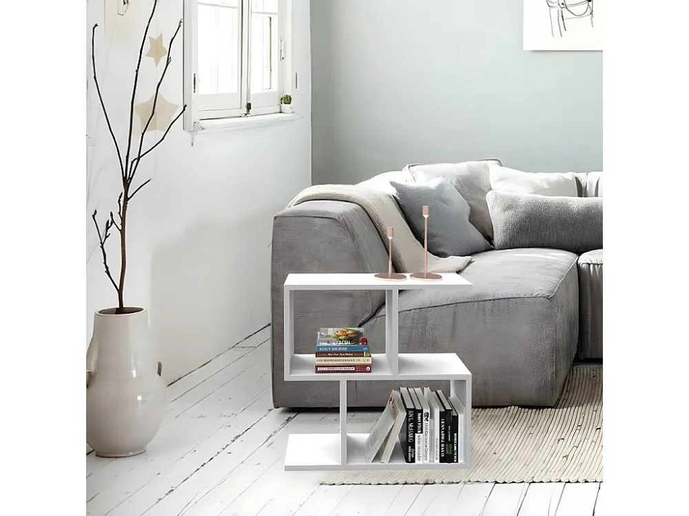 Jennifer Koffietafel, Wit, 60x20x60 cm, EPIKASA