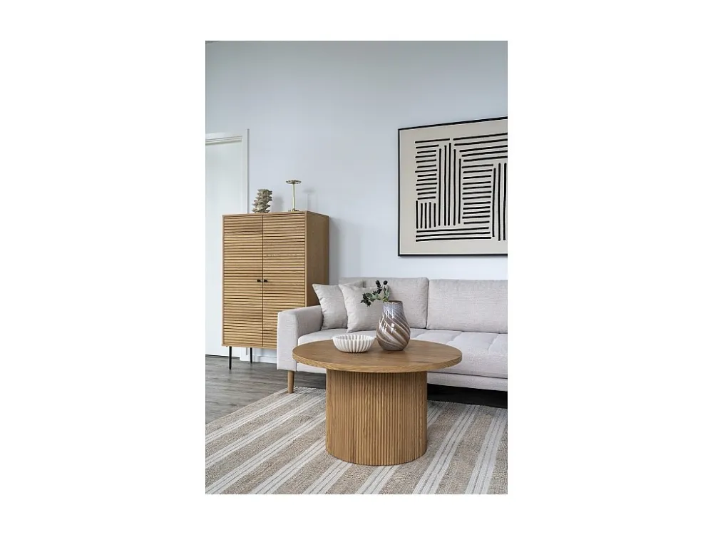 Table Basse Boavista, Marron Clair, 80x80x45 cm, EPIKASA
