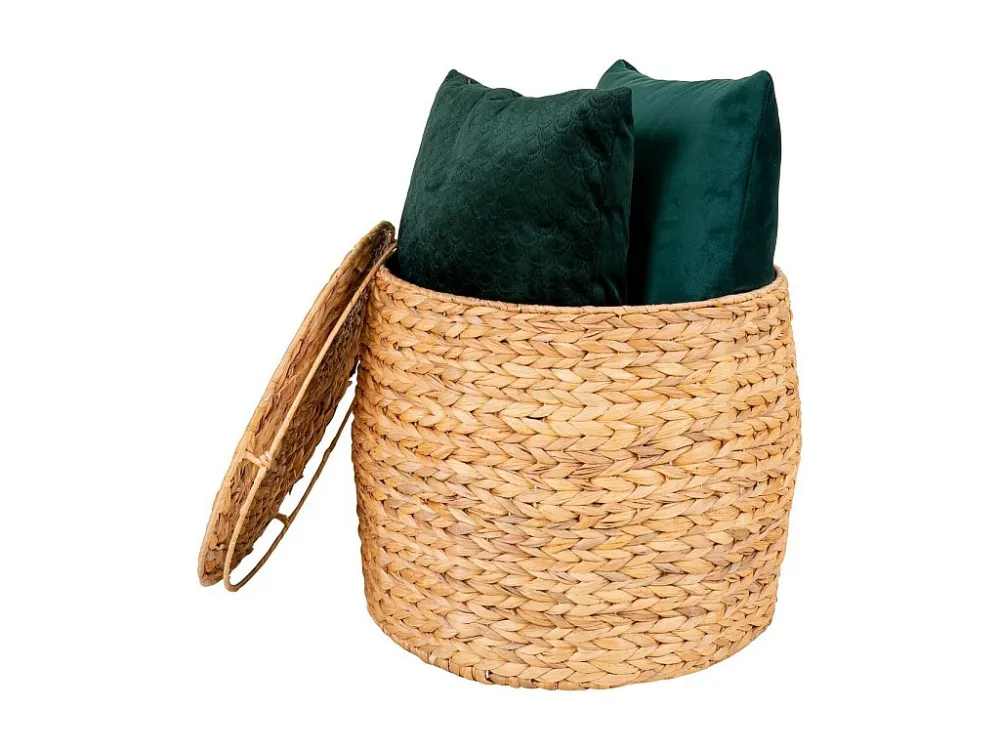 Table Basse Delia, Marron, 43x43x34 cm, EPIKASA