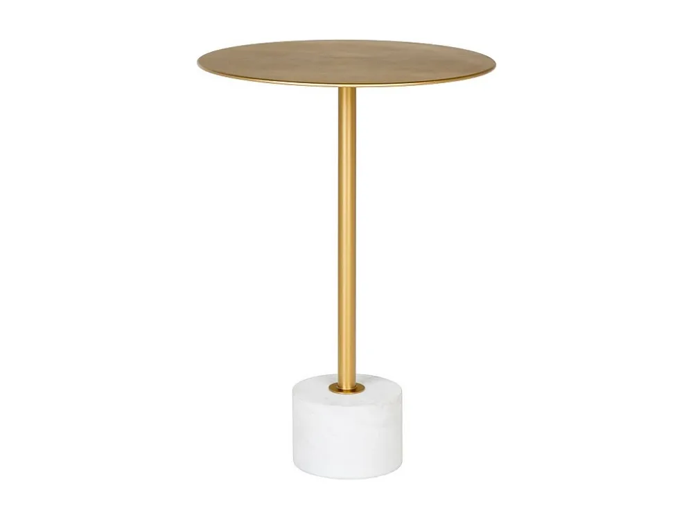 Table Basse Lecco, Laiton, 41x41x58 cm, EPIKASA