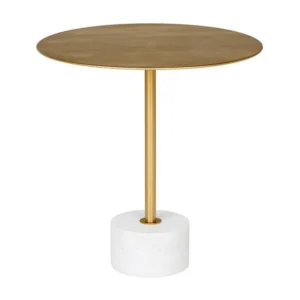 Table Basse Lecco, Laiton, 51x51x52 cm, EPIKASA